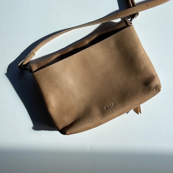 ABLE Emnet Leather Crossbody Purse - Picture 4 of 10